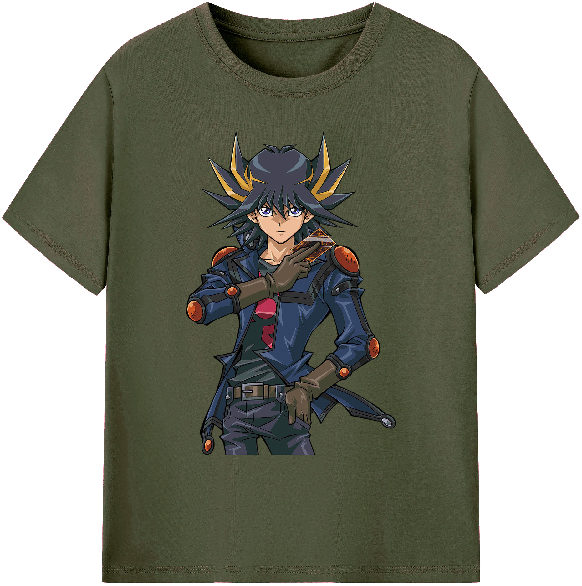 （画像用） 遊☆戯☆王 Yu-Gi-Oh! 綿100％ メンズ半袖Tシャツ｜肌触りやわらか＆通気性